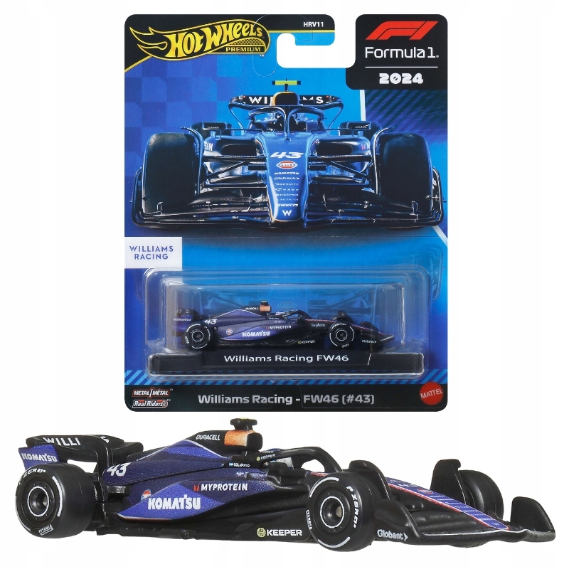 Hot Wheels Premium Race F1 - Williams FW46 Team #43