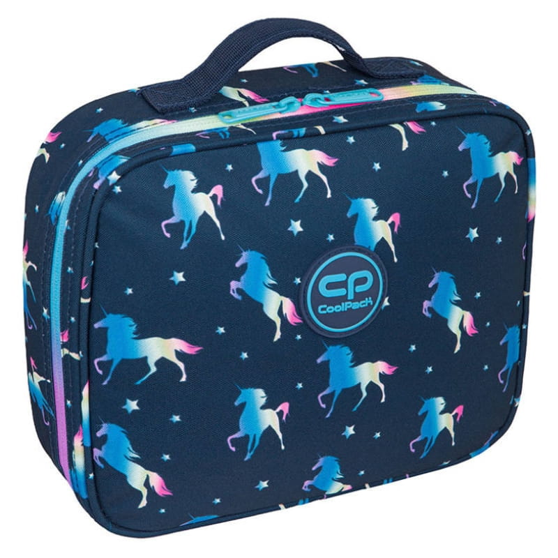 Zestaw Szkolny Śniadaniowy 3w1 CoolPack Bidon Bibby 420ml + Lunchbox Śniadaniówka Z Przegródką FoodyX + Cooler Bag Śniadaniówka Termiczna
