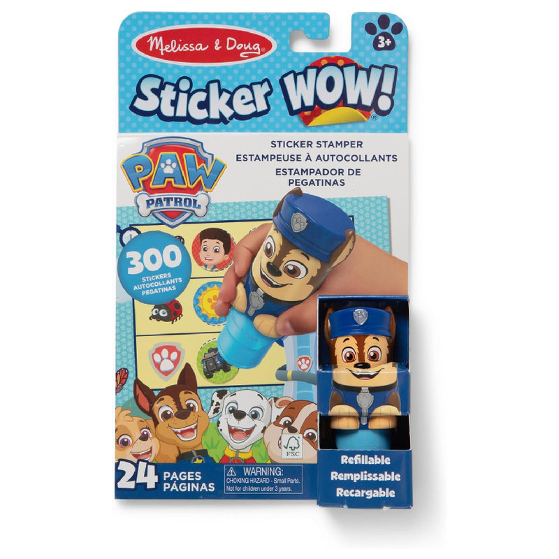 Naklejki z Psim Patrolem Dla Dzieci 300 Sztuk Sticker WOW !