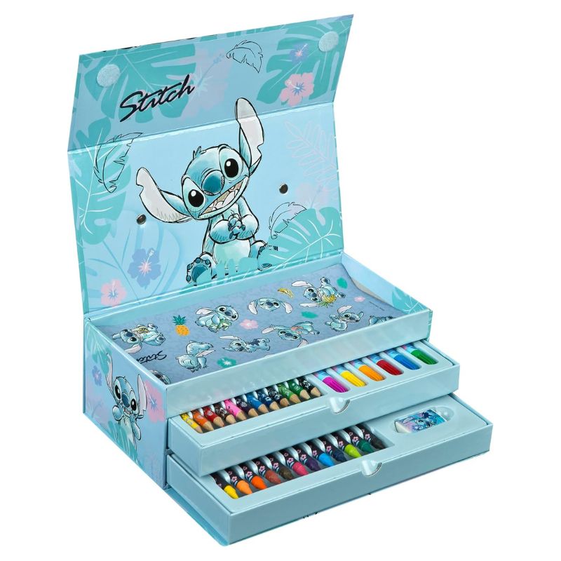 Zestaw Kreatywny Kolorowanki Naklejki Kredki Lilo & Stitch +3