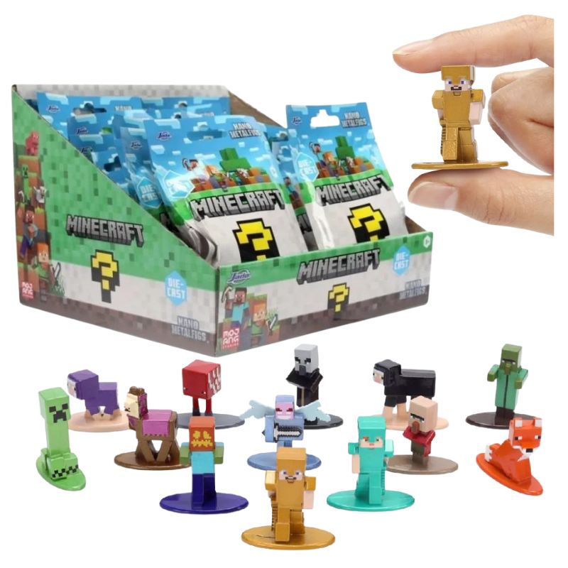 Zestaw 24 x Jada Toys Minecraft Metalowa Figurka 