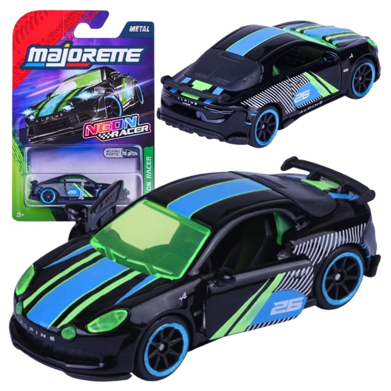 Majorette Neon Racer Premium Cars - Alpine A110 R 1:64
