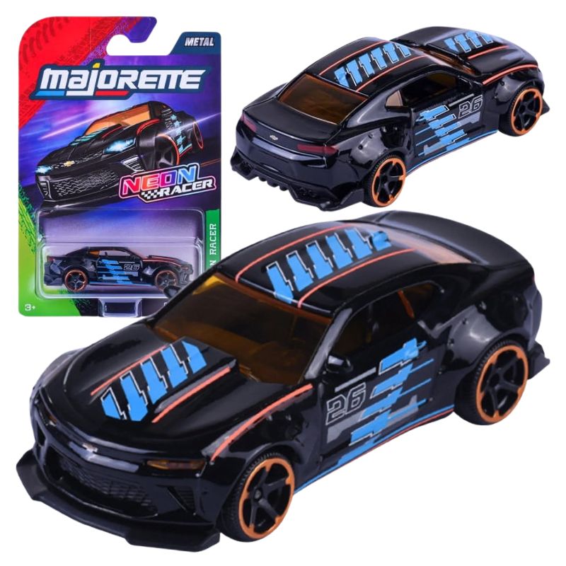 Majorette Neon Racer Premium Cars - Chevrolet Camaro 1:64