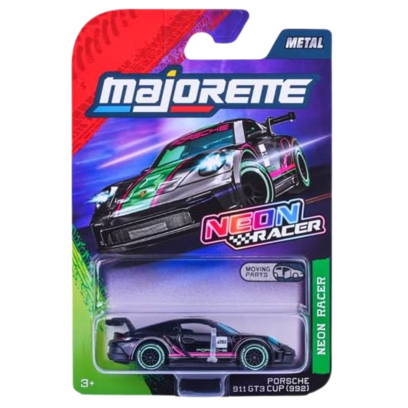Majorette Neon Racer Premium Cars - Porsche 911 GT3 CUP 1:64