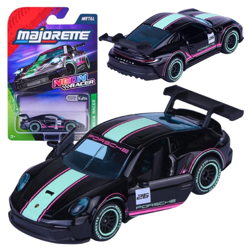 Majorette Neon Racer Premium Cars - Porsche 911 GT3 CUP 1:64