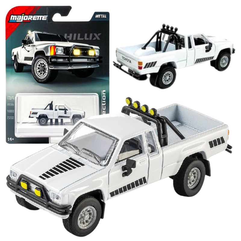 Majorette Collection Samochód Metalowy Toyota Hilux SR5 Pickup 1985 W Skali 1:64